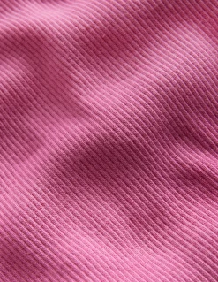 Boden Tops & T-Shirts-T-shirt côtelé à manches courtes Glace fraise