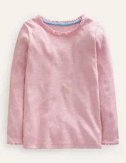 Boden Tops & T-Shirts-T-shirt côtelé à manches longues Artic Marl