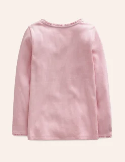 Boden Tops & T-Shirts-T-shirt côtelé à manches longues Artic Marl