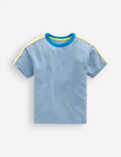 Boden Tops & T-Shirts-T-shirt décontracté à bande arc-en-ciel Bleu Régate