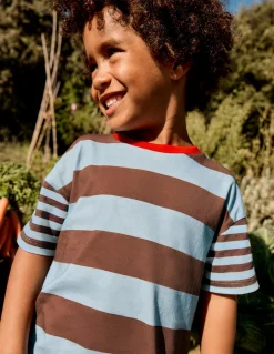 Boden Tops & T-Shirts-T-shirt décontracté à motif pêle-mêle Lac glaciaire/terreau