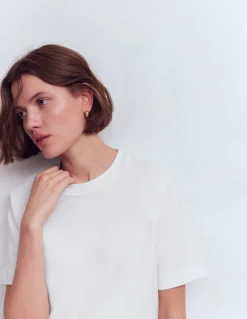 Boden Tops & T-Shirts-T-shirt décontracté en coton Blanc