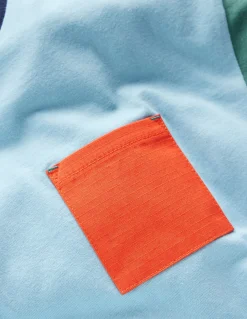 Boden Tops & T-Shirts-T-shirt décontracté en ripstop à poche Lac glaciaire/koï/épicéa bleu