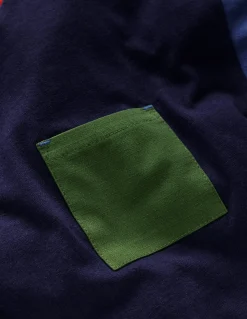 Boden Tops & T-Shirts-T-shirt décontracté en ripstop à poche Delft/artichaut/médiéval