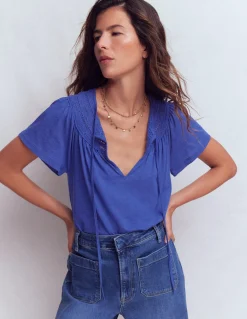 Boden Tops & T-Shirts-T-shirt Edi à détails Beaucoup blue