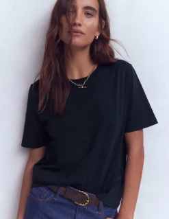 Boden Tops & T-Shirts-T-shirt en coton Bleu marine