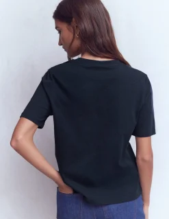 Boden Tops & T-Shirts-T-shirt en coton Bleu marine