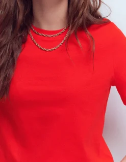 Boden Tops & T-Shirts-T-shirt en coton ROUGE