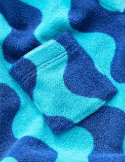 Boden Tops & T-Shirts|Ensembles Assortis-T-shirt en éponge à manches courtes Vagues bleu