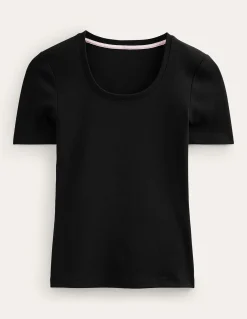 Boden Tops & T-Shirts-T-shirt essentiel en jersey Noir