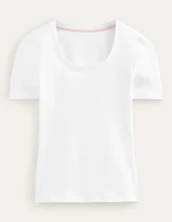 Boden Tops & T-Shirts-T-shirt essentiel en jersey Blanc