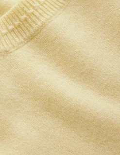 Boden Tenues De Travail|Pulls & Gilets-T-shirt Eva en cachemire Jaune grès