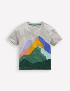 Boden Tops & T-Shirts-T-shirt graphique délavé Montagnes