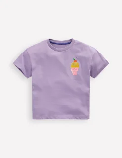 Boden Tops & T-Shirts-T-shirt imprimé à manches courtes Glaces violet