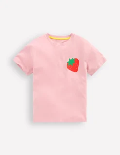 Boden Tops & T-Shirts-T-shirt imprimé à manches courtes Fraises rose