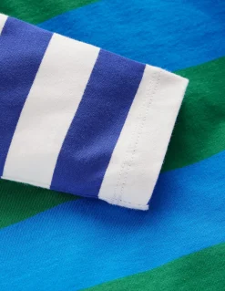 Boden Tops & T-Shirts-T-shirt manches longues à motif pêle-mêle Bleu/vert/orange