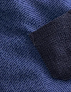 Boden Tops & T-Shirts-T-shirt nid d’abeille Colourblock régate