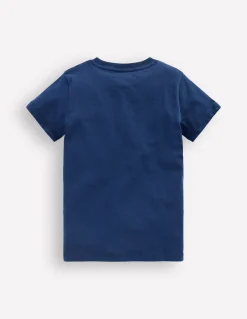 Boden Tops & T-Shirts-T-shirt phosphorescent Monster trucks bleu médiéval