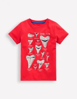 Boden Tops & T-Shirts-T-shirt phosphorescent Dents de requin corail chaud