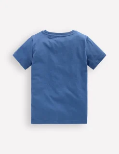 Boden Tops & T-Shirts-T-shirt phosphorescent Tortues bleu marine authentique
