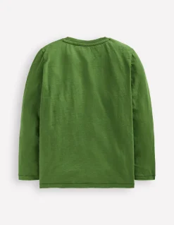 Boden Tops & T-Shirts-T-shirt pour tous les jours à manches longues Vert Brocoli