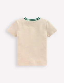 Boden Tops & T-Shirts-T-shirt semi-épais à manches courtes Avoine chine