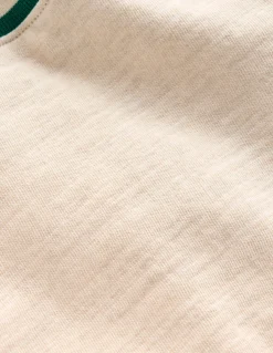 Boden Tops & T-Shirts-T-shirt semi-épais à manches courtes Avoine chine