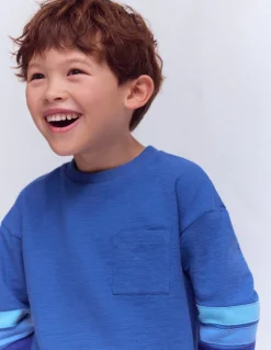 Boden Tops & T-Shirts-T-shirt semi-épais décontracté Bleu de Delft