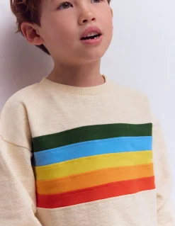 Boden Tops & T-Shirts-T-shirt semi-épais décontracté Avoine chine