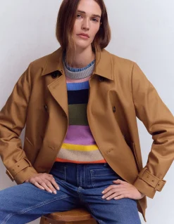 Boden Tops & T-Shirts-T-shirt volanté ultra-doux Bleu capitaine