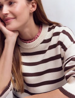 Boden Tops & T-Shirts-T-shirt volanté ultra-doux Rose vintage