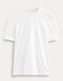 Boden Tops & T-Shirts-T-shirt volanté ultra-doux Blanc