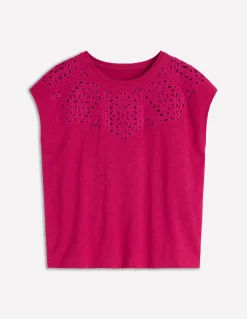 Boden Tops & T-Shirts-T-shirt Willow à broderie anglaise Granita
