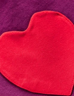 Boden Tops & T-Shirts|Robes-Tunique à poches cœurs Cœurs glycine profond