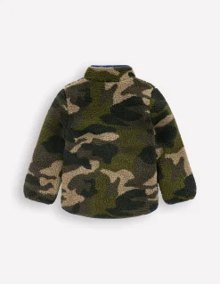 Boden Manteaux & Vestes-Veste douillette en borg Écussons camouflage