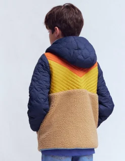 Boden Manteaux & Vestes-Veste en borg à chevrons Multi orange