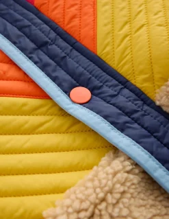 Boden Manteaux & Vestes-Veste en borg à chevrons Multi orange