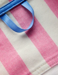 Boden Manteaux & Vestes|Ensembles Assortis-Veste en jean Rayé rose