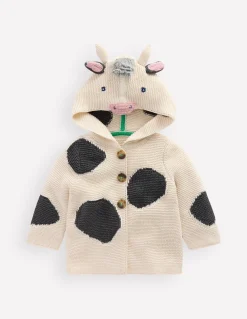 Boden Pulls & Gilets-Veste fantaisie en maille de coton Vache