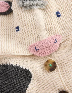 Boden Pulls & Gilets-Veste fantaisie en maille de coton Vache