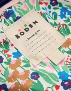 Boden Manteaux & Vestes-Veste Janie en borg mélangé Motif Spring Flowerbed bleu