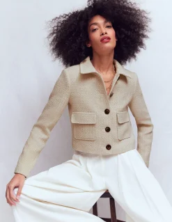 Boden Manteaux & Vestes-Veste Lisburn à poches plaquées Couleur neutre