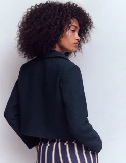 Boden Tenues De Travail|Manteaux & Vestes-Veste Lisburn à poches plaquées Bleu marine