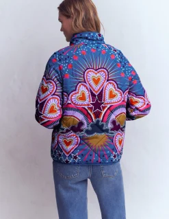 Boden Manteaux & Vestes-Veste matelassée imprimée Multi, motif original