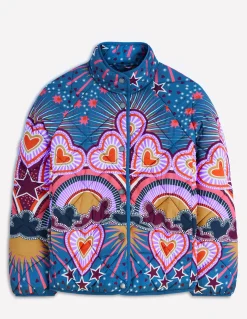 Boden Manteaux & Vestes-Veste matelassée imprimée Multi, motif original