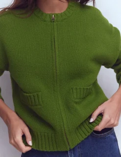 Boden Pulls & Gilets-Veste Maya zippée Jardin d'herbes aromatiques