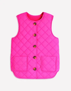 Boden Manteaux & Vestes-Veste sans manches Clerkenwell réversible Ruban rose