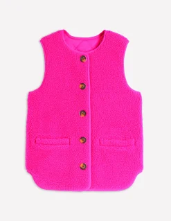 Boden Manteaux & Vestes-Veste sans manches Clerkenwell réversible Ruban rose