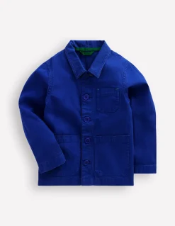 Boden Manteaux & Vestes-Veste style vêtement de travail en toile Bleu sodalite