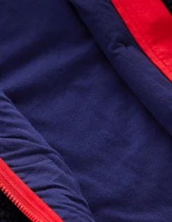 Boden Manteaux & Vestes-Veste zippée Eden en borg Borg à appliqué céleste